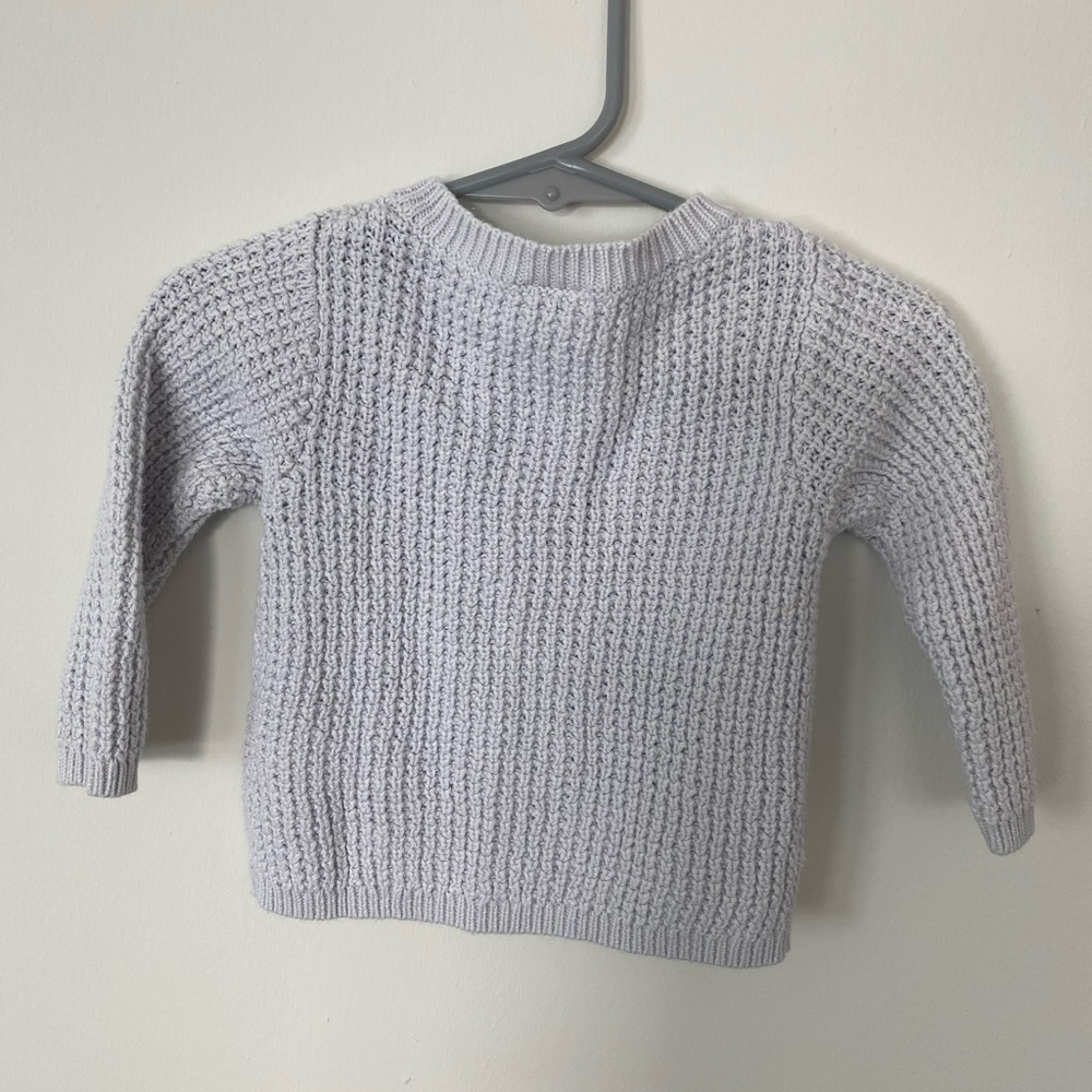 Girls gray sweater
